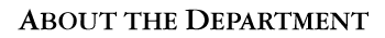 About the Department